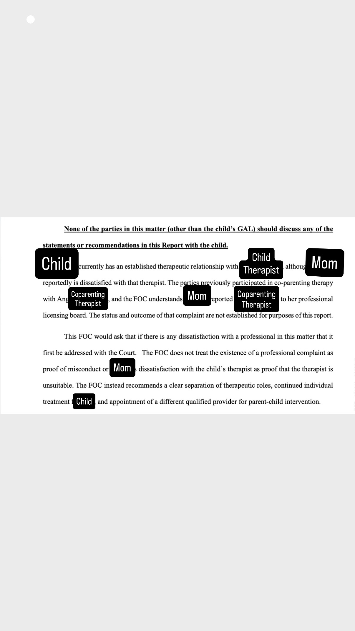 Excerpt from FOC report - FOC - James K Murphy